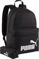 Mokyklinė kuprinė PUMA PHASE su penaline, 22 l, juoda