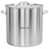 Nerūdijančio plieno gastronominis puodas su dangčiu, indukcijai, 50 l, 40x40