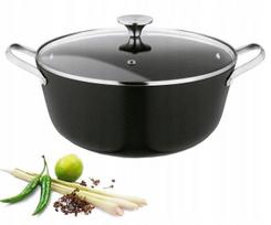 Emaliuota ketaus puodas Starke Pro Hanoi, 28 cm, 5,6 l, tinka indukcinei ir dujinei viryklei