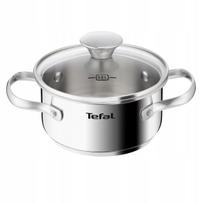 Puodas su dangčiu TEFAL Minis, 14 cm, nerūdijančio plieno, indukcinei kaitlentei