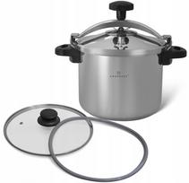 Greitpuodis 5 l, nerūdijantis plienas, 22 cm, tinka indukcinei ir dujinei viryklei, modelis 5731