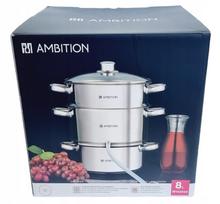 Sultims garintuvas 3in1 AMBITION, 8 l, tinka indukcijai ir dujoms