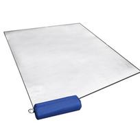 Aluminum Foil Moisture-proof Pad Outdoor Camping Waterproof Tent Footprint Portable Picnic Mat Lightweight HIking Sleeping Pad 200 x 100cm white
