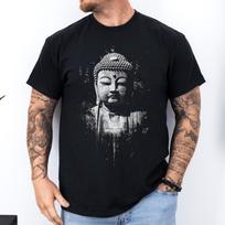 Buddha Shirt: Zen Spiritual T-Shirt | Meditation Mindfulness Unisex Tee | Inner Peace Shirt M black