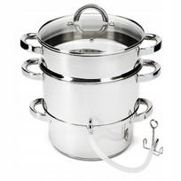 Garų puodas-sultinukas FLORINA MIDI, 5 l, indukcijai, nerūdijantis plienas, 2 vnt.