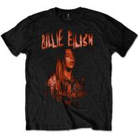 Billie Eilish Spooky Logo Unisexs TShirt Unisexs L brown