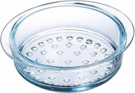 Stiklinis garų indas PYREX, 24 cm, 4 l
