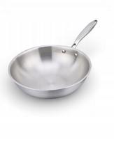WOK keptuvė MASTERPAN, 32 cm, nerūdijantis plienas, tinka indukcinėms ir dujinėms kaitlentėms