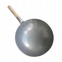 Wok keptuvė, apvali, anglinio plieno, 30 cm, tik dujinei viryklei