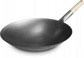 Plieninė wok keptuvė Shine Farm, apvali, 38 cm