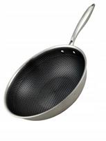 Gili keptuvė wok 4,2 l, sunkaus plieno, 30 cm, tinka indukcijai ir dujoms
