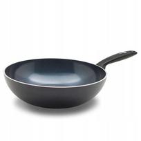 Didelė wok keptuvė GreenPan Torino, 28 cm, 3,6 l, nelipni, tinka indukcijai ir dujoms