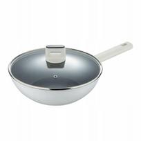 Wok keptuvė su dangčiu, nelipniu paviršiumi LINES, 28 cm