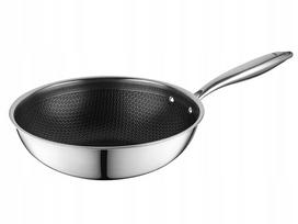 Wok keptuvė Florina Aristo Plus, 28 cm, nerūdijantis plienas, nelipni danga