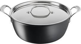 Keptuvė T-Fal, anoduoto aliuminio, nelimpanti, indukcinė, 7,4 l, juoda
