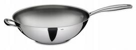 Nerūdijančio plieno wok keptuvė Flavoria, 32 cm