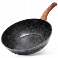 Granitinė wok keptuvė BLACK&WOOD, 28 cm