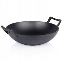 36 cm ketaus wok keptuvė indukcijai, orkaitei ir griliui
