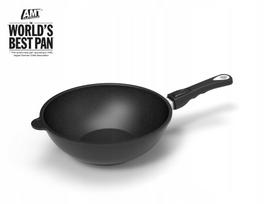 Keptuvė wok AMT Gastroguss, 28 cm, netinka indukcijai