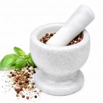 Granitinis virtuvės grūstuvas prieskoniams ir pesto