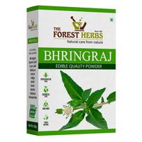 The Forest Herbs Bhringraj Powder for Hair - 200g Bhringraj Powder for Hair Growth | Suitable for Hairs Pack & Hair Oil | Preservative Free | 1 Count green