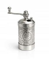 Rankinė prieskonių malūnėlis, dekoruotas, Vintage Turkish, įvairių spalvų