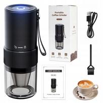 Nešiojamas kavos malūnėlis, įkraunamas, 20W, 2000mAh, automatinis išsijungimas