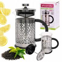 Stiklinis ąsotis KAMILLE, 1000 ml, kavai ir arbatai