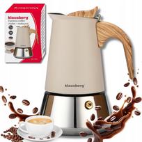 Espresso kavinukas, nerūdijančio plieno, 200 ml, 4 puodeliams