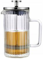Stiklinis arbatos presas 0,35 l, sidabrinis, KLAUSBERG 7756