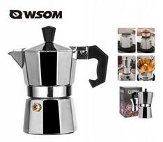 Aliumininis kavinukas moka, 100 ml, espresso, turistams, stovyklavimui