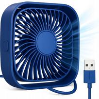Stalinis mini USB ventiliatorius, tylus, sukasi 360°
