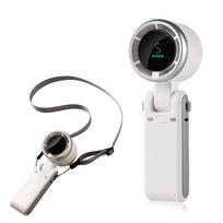 Nešiojamas ventiliatorius Turbo Fan, 5 greičiai, USB-C įkrovimas, iki 12 val. veikimo, sulankstomas, baltas, 13550 RPM