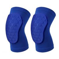 Breathable Knee Pads Honeycomb Padding Leg Sleeves Multi-functional Knee Protector Brace  Football M mėlyna