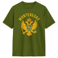 Harajuku Tshirt Beach Montenegro Flag Novelty T Shirts 100 Cotton Tshirt For Unisex Awesome Short Sleeve Top Tees 2XL yellow