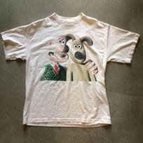 Vtg Vintage Wallace & Gromit For Fans Cotton S-5XL Unisex White Tee Shirt MM011 L