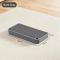 Šiukšliadėžės laiptelis, Šiukšliadėžės rampos/gaudyklė, Anti-tracking ir lengvai valoma, Idealiai tinka mažoms ir senyvoms katėms (Dark Gray,No Box) tamsiai pilka spalva