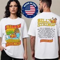 Billy Strings Summer 2026 Shirt - Tubing Tee Ghost Bongo Two Sided Dates XXXXL