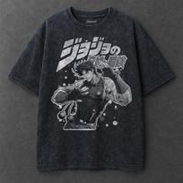 JoJo's Bizarre Adventure Joseph Joestar Graphic Tshirt Men Women Clothing Cotton T-shirts Retro Washed Tee Harajuku Male T Shirt S įvairiaspalvis