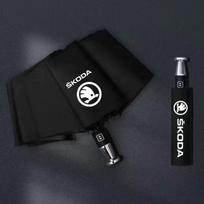 Škoda Auto Sulankstomas Skėtis Ming Rui Speed Pi Xin Rui Xin Dong Kamiq Kodiak Karoq Dovaninis Skėtis Skoda Folding Umbrella for 4S Stores black