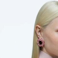 Swarovski Matrix Auskarai Moteriški Rožiniai 5614932 Pink|F gray