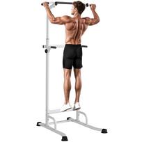 Power tower dip freestanding pull-up bar height-adjustable steel frame 91.5 x 97.5 x 176.5-227 cm for the home 91.5 x 97.5 x 227 cm