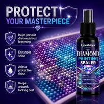Diamond Painting Sealer Spray Fast Drying Diamond Art Puzzle Universal Fixative Brightening Protective Glue 500ml 30ML