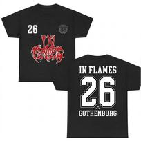 In Flames vasaros turas 2026 Geteborgas Futbolo marškinėliai Unisex Visų dydžių CB1634 XL gray