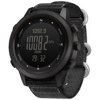 NORTH EDGE Apache-46 Men's Digital Watch Outdoor Altimeter Barometer Compass Pedometer 50m Waterproof EL Backlight Black black