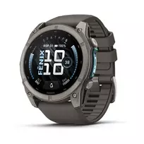 Išmanusis laikrodis Garmin fēnix 9 51mm Titanium/Pebble Grey 010-04763-01