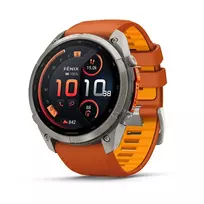 Išmanusis laikrodis Garmin fēnix 9 Pro inReach 51mm Titanium/Autumn Orange/Spark Orange 010-04337-01