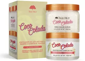 Tree Hut Exfoliante Manteca Corporal Coco Colada Estuche 2 Piezas