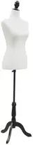 Aosom Manekeno torsas, balta, reguliuojamas 130-168 cm