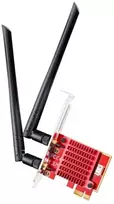 Ausinės CUDY WE3000S AX5400 Wi-Fi 6 tinklo plokštė su „Bluetooth“ 5.2, Intel AX210, PCIe, su radiatoriumi